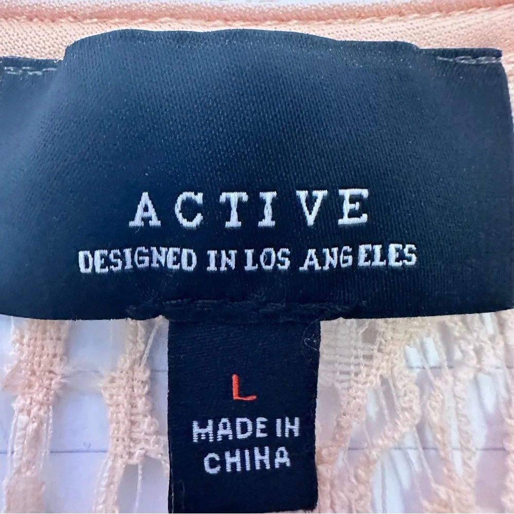 Active USA Pink Bohemian Fringe Cover-Up - Picture 5 of 7